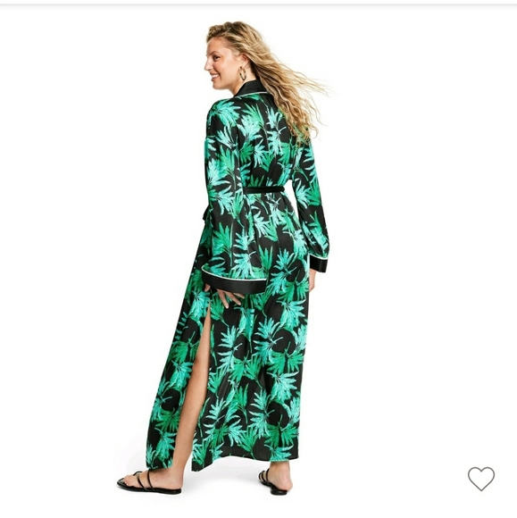 Fe Noel x Target Women's Feathered Palm Print Cover Up - Picture 2 of 7